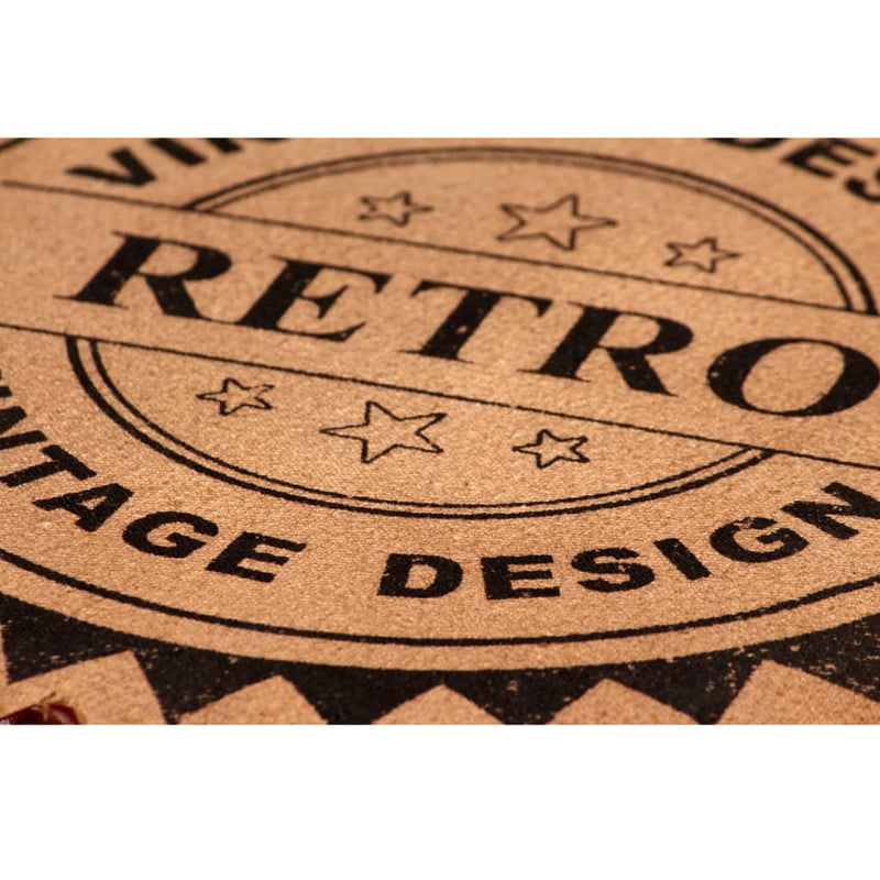 vidaXL 9 Piece Bar Set Solid Acacia Wood. Genuine Leather & Canvas