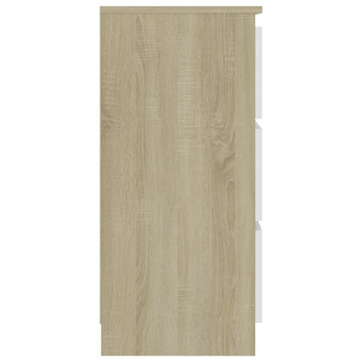 vidaXL Sideboard Sonoma Oak 60x35x76 cm Engineered Wood