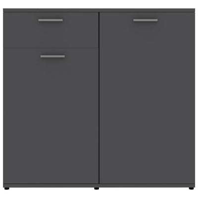 vidaXL Sideboard Concrete Grey 80x36x75 cm Engineered Wood