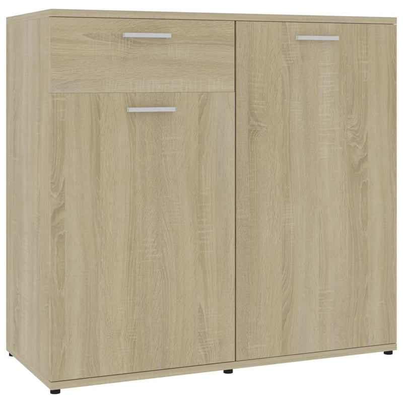 vidaXL Sideboard Concrete Grey 80x36x75 cm Engineered Wood