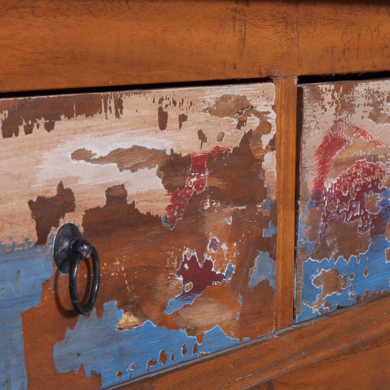 vidaXL TV Cabinet 110x35x40 cm Reclaimed Teak Wood