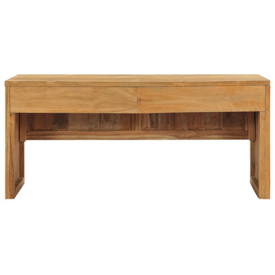 vidaXL TV Cabinet 100x35x45 cm Solid Teak Wood