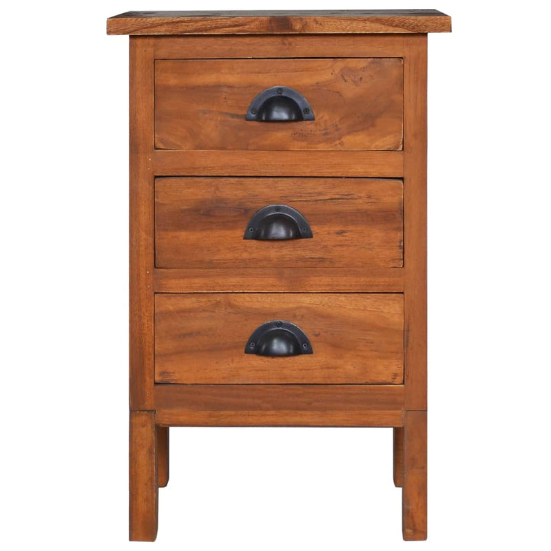 vidaXL Bedside Cabinet 40x35x60 cm Solid Teak Wood