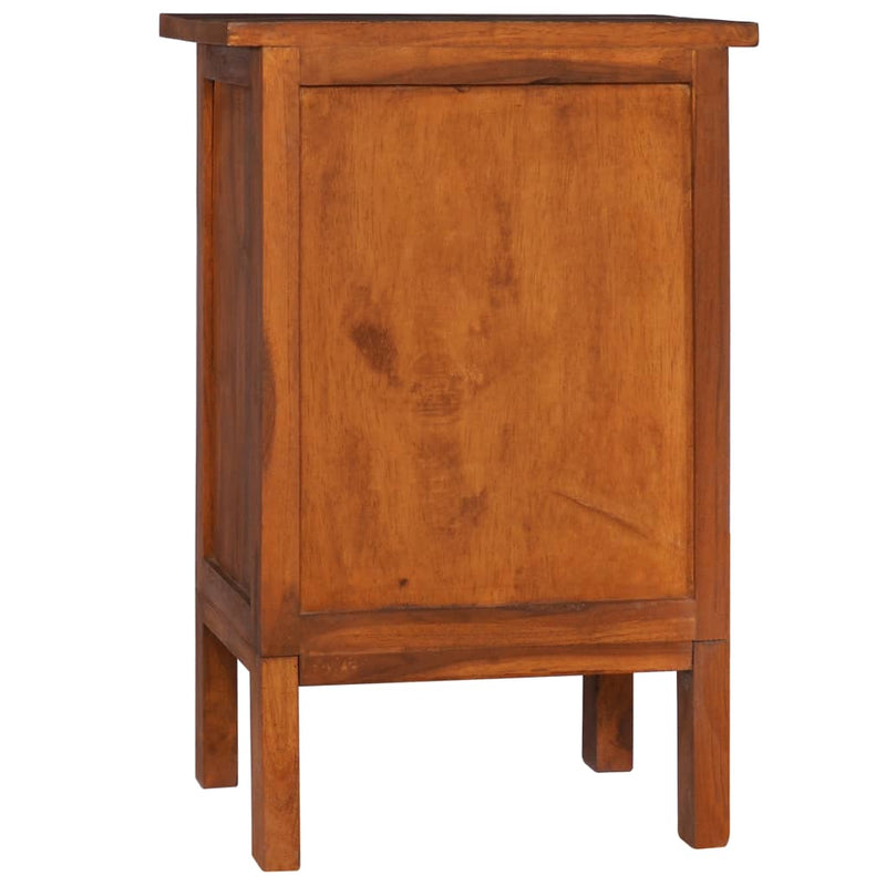 vidaXL Bedside Cabinet 40x35x60 cm Solid Teak Wood
