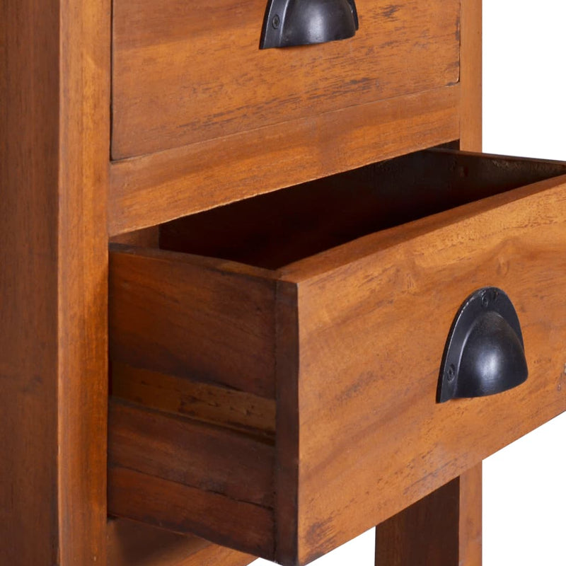 vidaXL Bedside Cabinet 40x35x60 cm Solid Teak Wood
