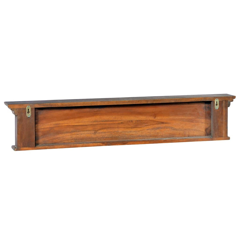 vidaXL Wall Mounted Coat Rack 100x10x20 cm Solid Teak Wood