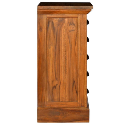 vidaXL 5-Drawer Cabinet 35x30x60 cm Solid Teak Wood