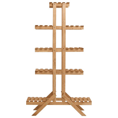 vidaXL Plant Stand 83x25x142 cm Firwood