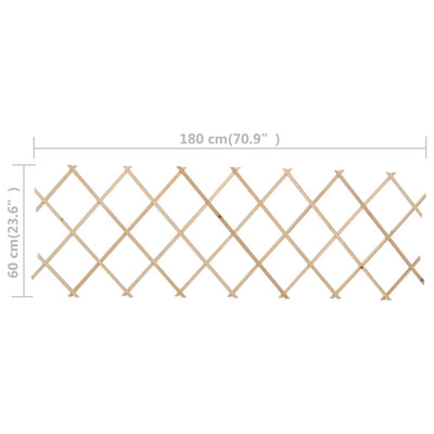 vidaXL Trellis Fences 5 pcs Firwood 180x60 cm