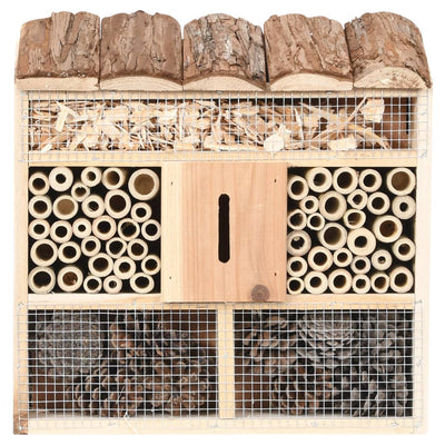 vidaXL Insect Hotel 30x10x30 cm Firwood