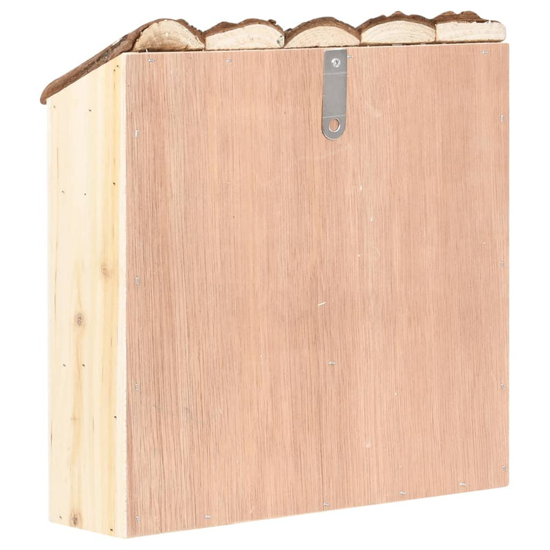 vidaXL Insect Hotel 30x10x30 cm Firwood