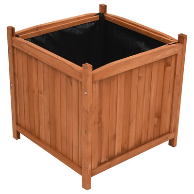 vidaXL Raised Beds 2 pcs 50x50x50 cm Firwood