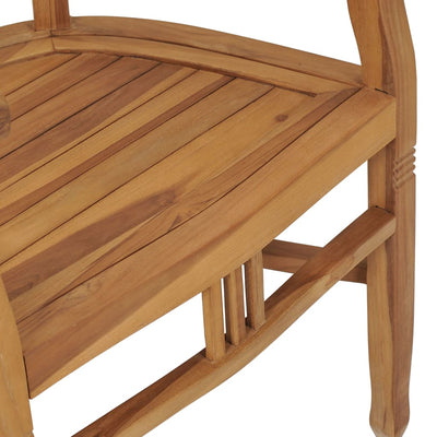 vidaXL 3 Piece Garden Dining Set Solid Teak Wood