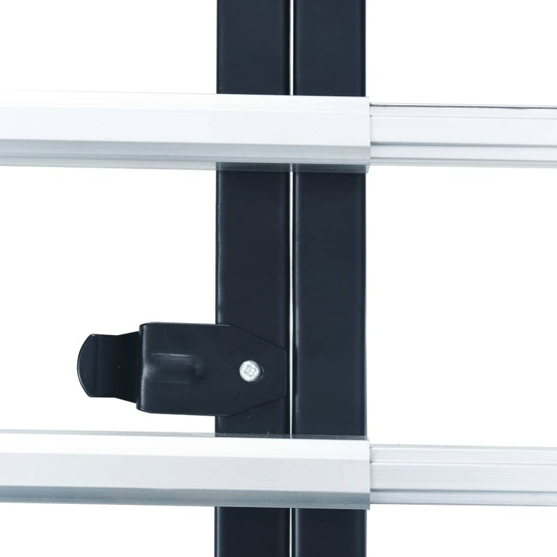 vidaXL Foldable Transport Trolley 150 kg Aluminium Silver