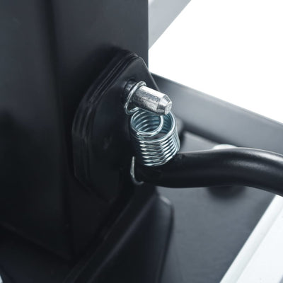 vidaXL Foldable Transport Trolley 150 kg Aluminium Silver