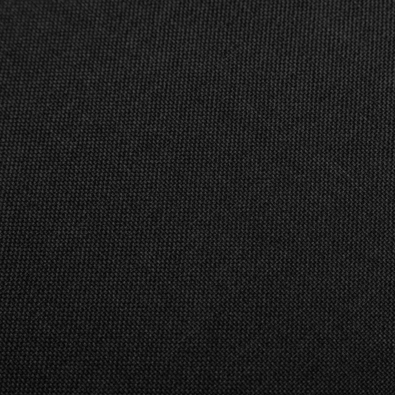 vidaXL Bar Stools 2 pcs Black Fabric