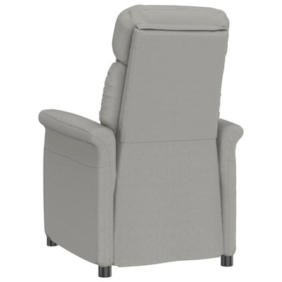 vidaXL Recliner Chair Cream Faux Suede Leather