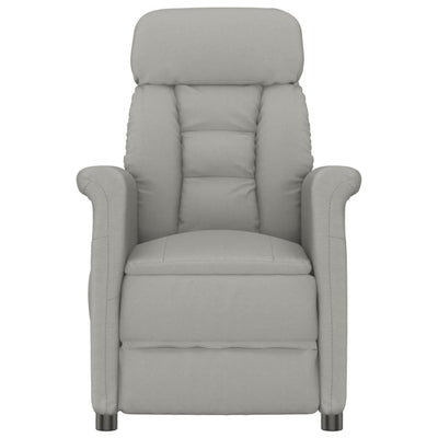 vidaXL Massage Chair Cream Faux Suede Leather