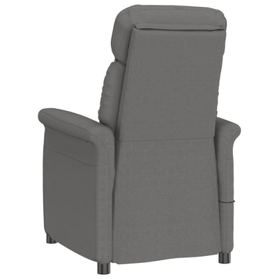 vidaXL Massage Chair Cream Faux Suede Leather