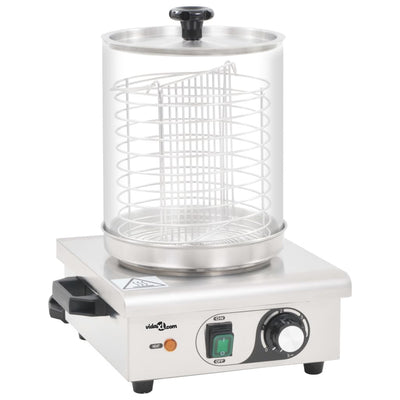 vidaXL Hot Dog Warmer Stainless Steel 450 W