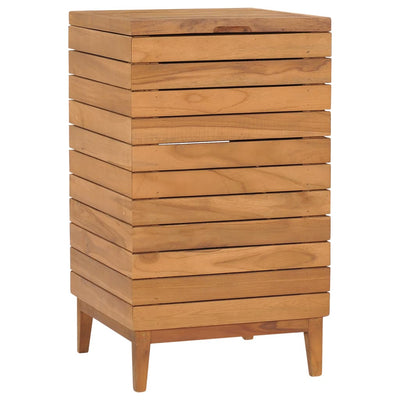 vidaXL Laundry Basket 40x30x45 cm Solid Teak Wood