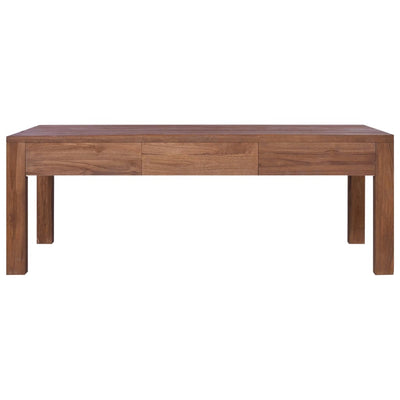 vidaXL Coffee Table 110x60x40 cm Solid Teak Wood