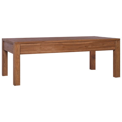 vidaXL Coffee Table 110x60x40 cm Solid Teak Wood