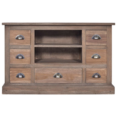 vidaXL Sideboard 90x30x58 cm Solid Teak Wood