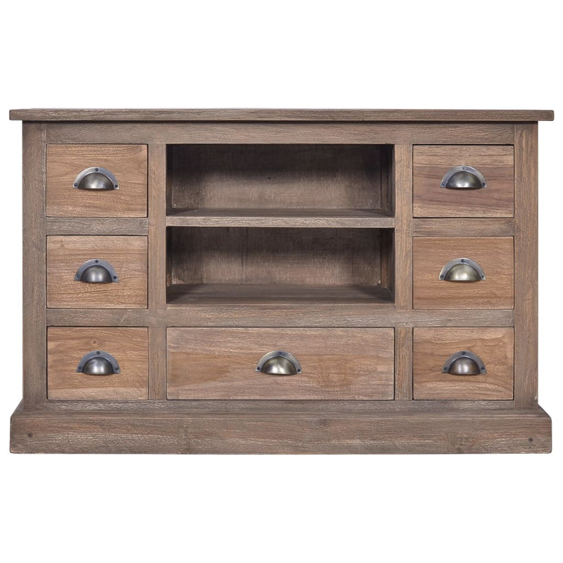 vidaXL Sideboard 90x30x58 cm Solid Teak Wood