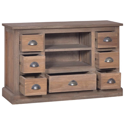 vidaXL Sideboard 90x30x58 cm Solid Teak Wood