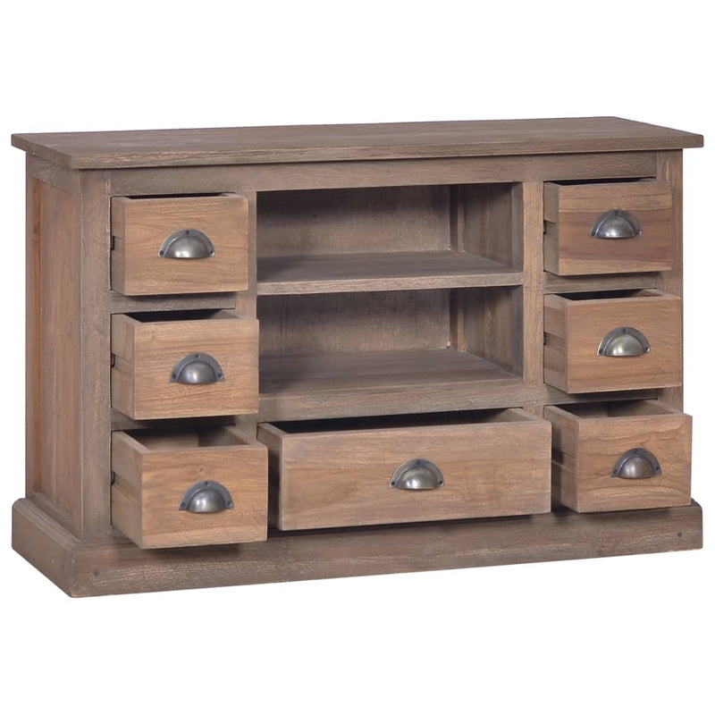 vidaXL Sideboard 90x30x58 cm Solid Teak Wood