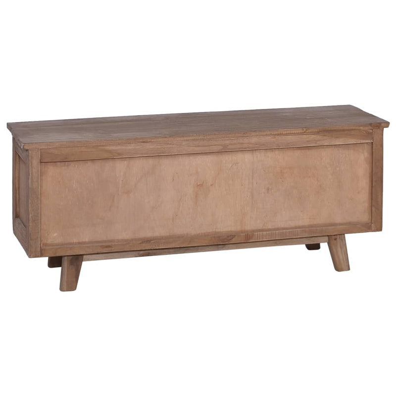 vidaXL TV Cabinet 100x30x40 cm Solid Teak Wood