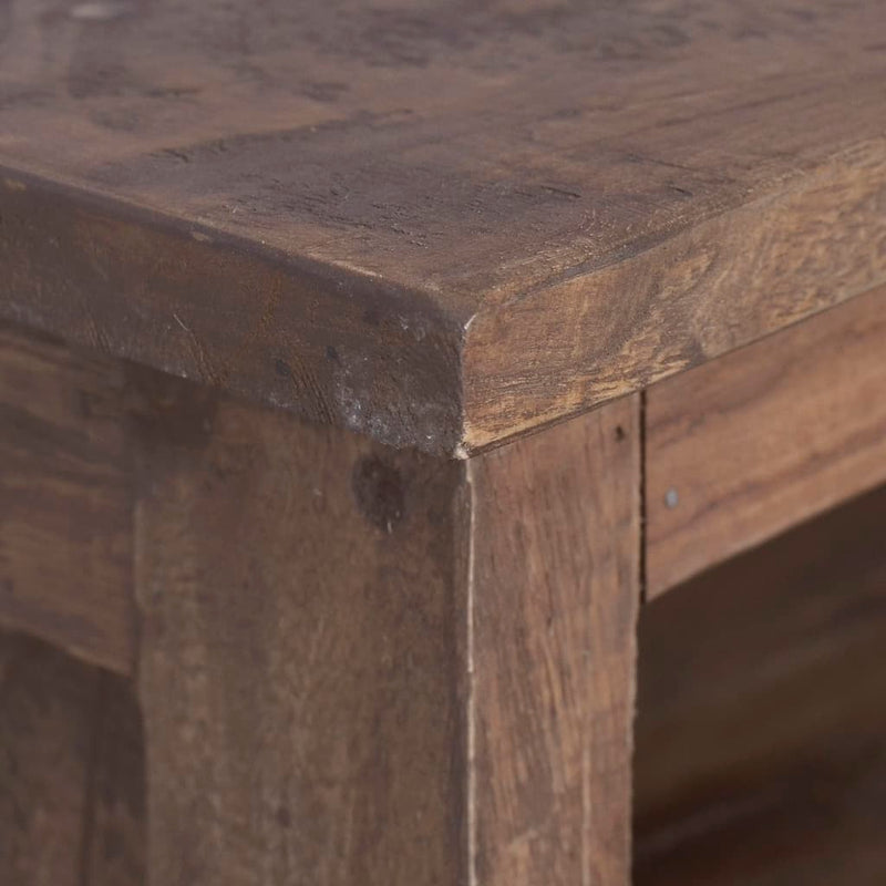 vidaXL TV Cabinet 100x30x40 cm Solid Teak Wood