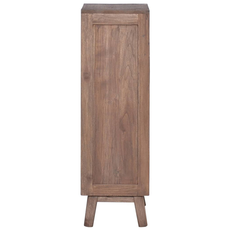 vidaXL Sideboard with 5 Drawers 40x30x100 cm Solid Teak Wood