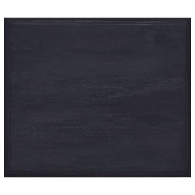 vidaXL Bedside Table Light Black Coffee 35x30x60cm Solid Mahogany Wood