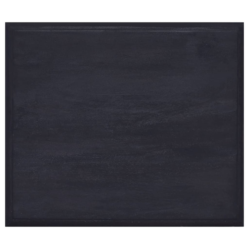 vidaXL Bedside Table Light Black Coffee 35x30x60cm Solid Mahogany Wood