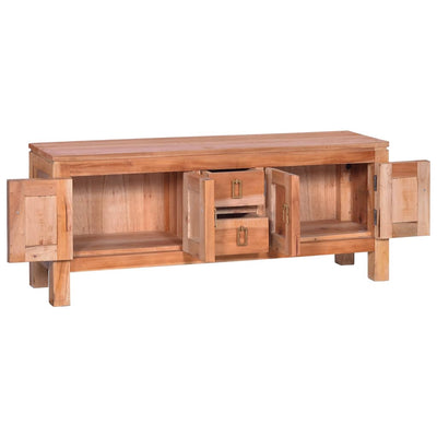 vidaXL TV Cabinet 110x30x45 cm Solid Mahogany Wood