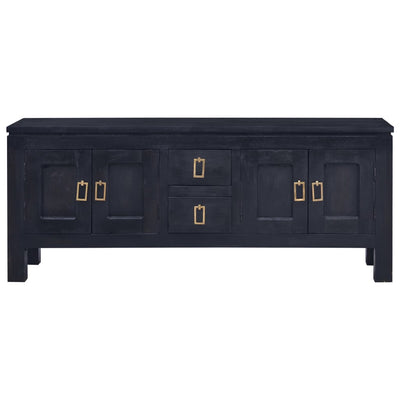 vidaXL TV Cabinet 110x30x45 cm Solid Mahogany Wood