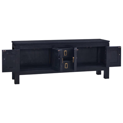 vidaXL TV Cabinet 110x30x45 cm Solid Mahogany Wood