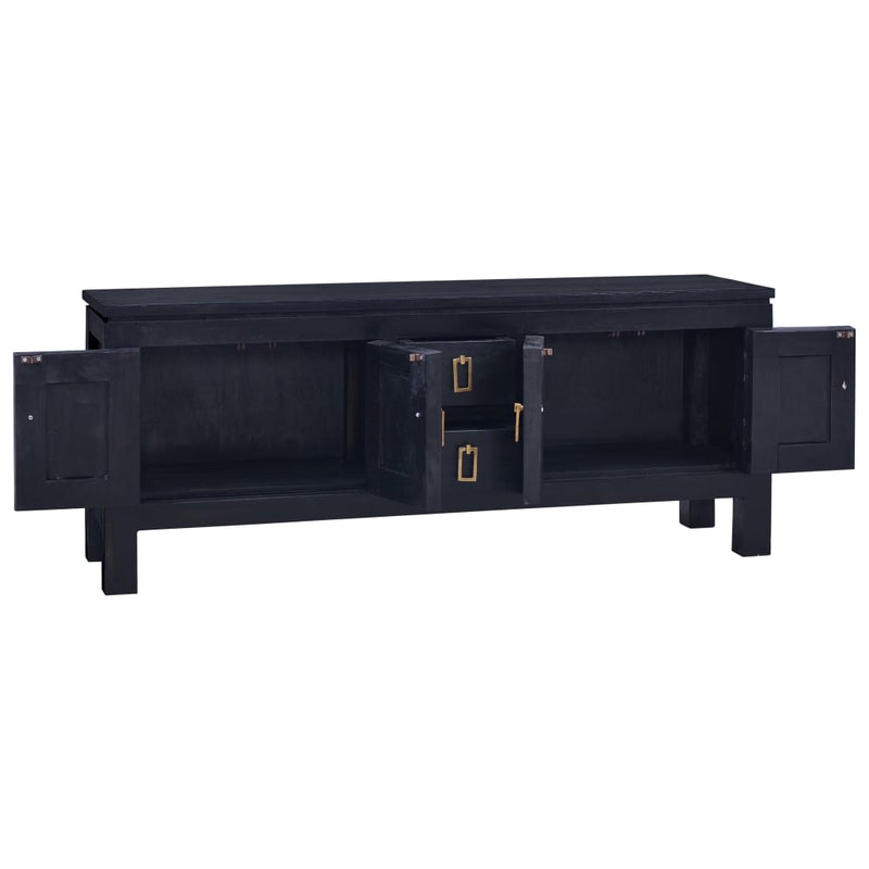 vidaXL TV Cabinet 110x30x45 cm Solid Mahogany Wood