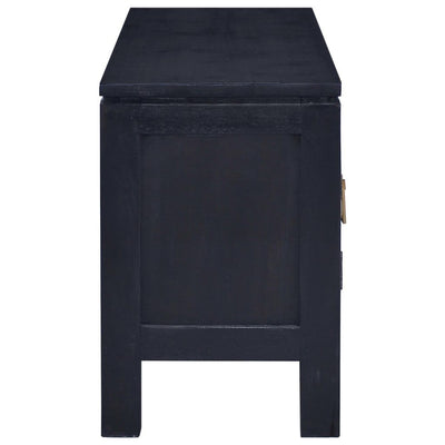 vidaXL TV Cabinet 110x30x45 cm Solid Mahogany Wood