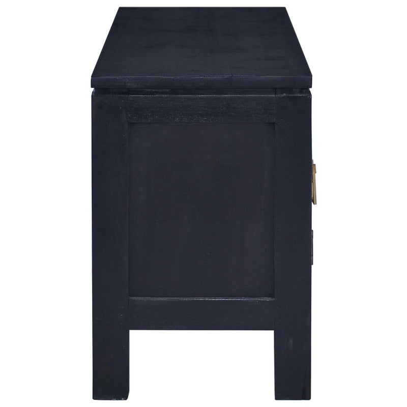 vidaXL TV Cabinet 110x30x45 cm Solid Mahogany Wood