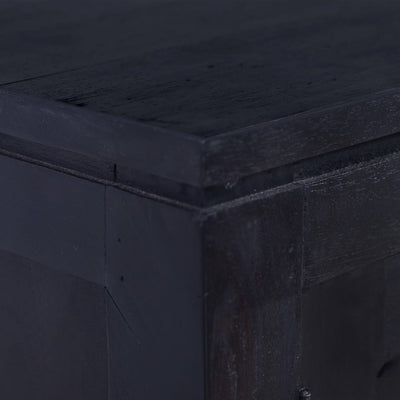 vidaXL TV Cabinet 110x30x45 cm Solid Mahogany Wood