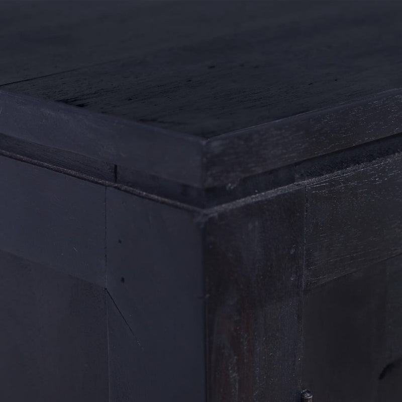 vidaXL TV Cabinet 110x30x45 cm Solid Mahogany Wood