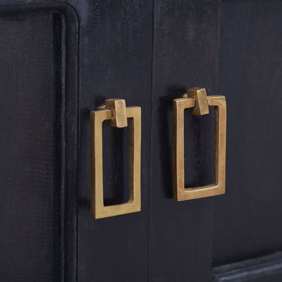 vidaXL TV Cabinet 110x30x45 cm Solid Mahogany Wood