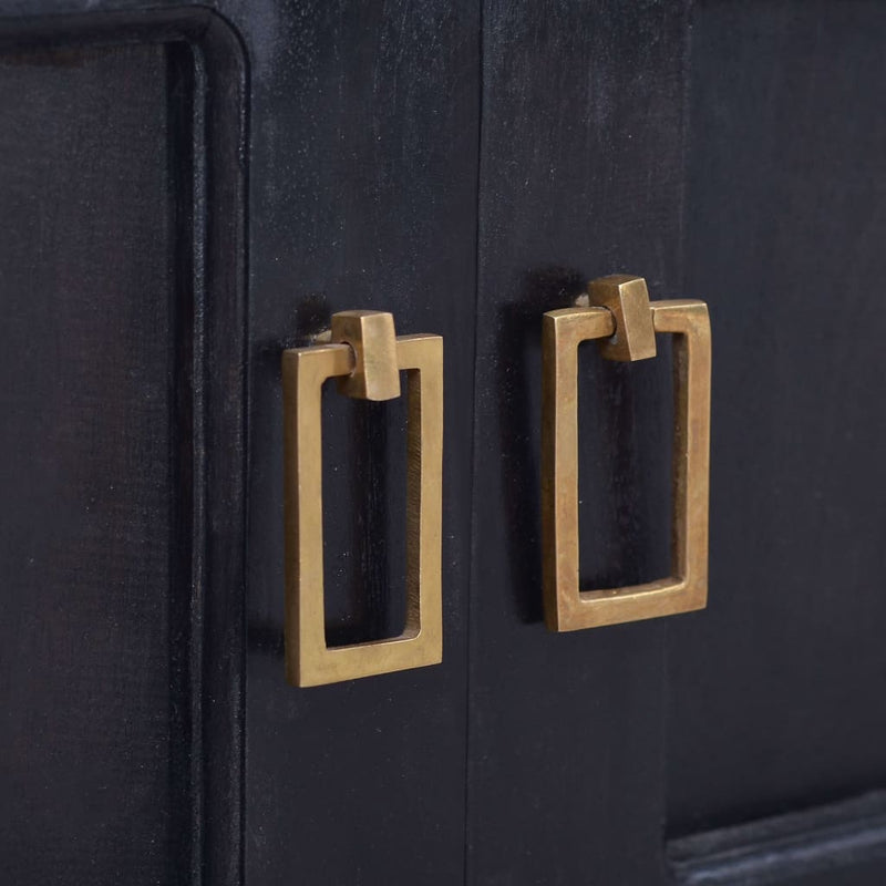 vidaXL TV Cabinet 110x30x45 cm Solid Mahogany Wood