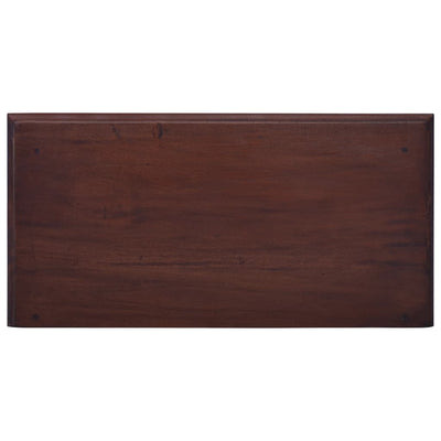 vidaXL Chest of Drawers Classical Brown Solid Mahogany Wood