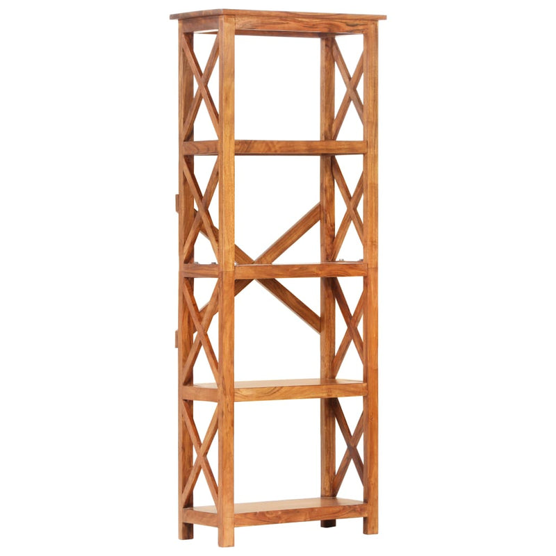 vidaXL Bookshelf 100x30x180 cm Solid Acacia Wood Honey Finish