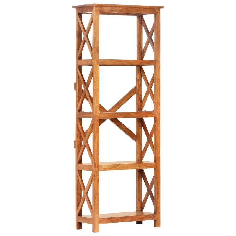 vidaXL Bookshelf 100x30x180 cm Solid Acacia Wood Honey Finish