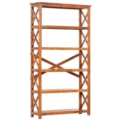 vidaXL Bookshelf 100x30x180 cm Solid Acacia Wood Honey Finish